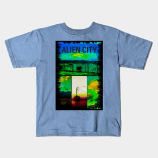 Alien City Desert View Kids T-Shirt